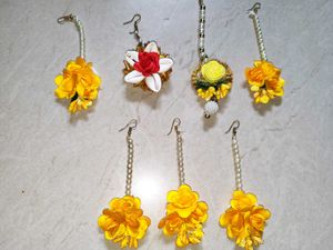 Floral Maang Tikka Set