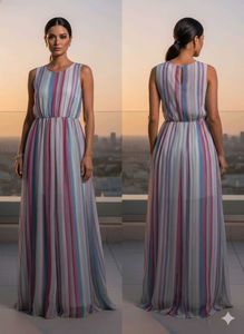 Striped Maxi Dress