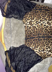 beautifull tiger print bodycon dress  🤎🖤