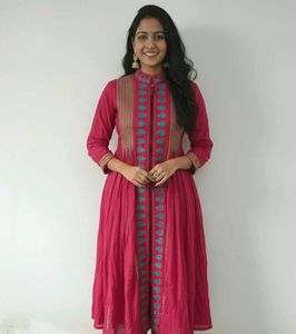 Elegant maroon Kurta♥️