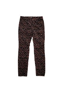 Chic Leopard Print Skinny Trousers