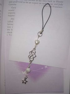 Star🌟 &amp; Pearl Phone Charm