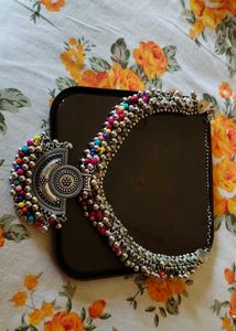 Boho Colorful Beaded Statement Necklace