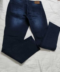 Spykar Men Dark Blue Slim Fit Narrow Length Jeans