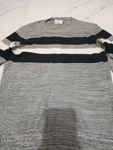 Combo Striped Pullover Sweater
