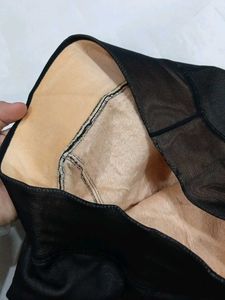 black fleece winter leggings (free size 32)