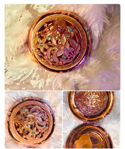 Mini Make Up Case Studded With Diamonds