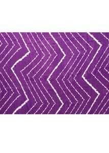 Purple Striped Saree