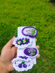 Crochet Hair Clip