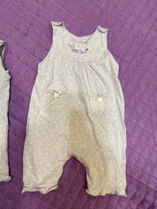 Set Of 2 Unisex New 3-6 Months Baby Romper
