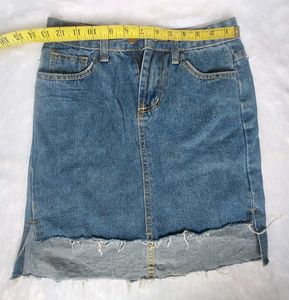 Denim Mini Skirt