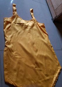 Gold Satin Kurti
