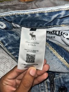 denim straight fit jeans