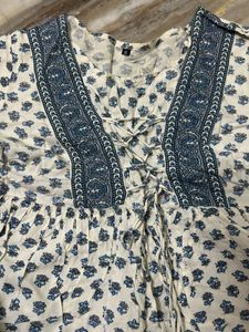 ethnic peplum printed Top