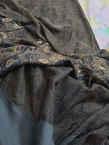 Beautiful Black Georgette Saree