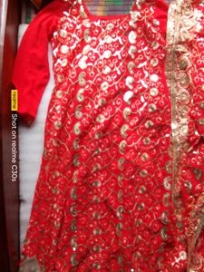 Women  Gold Embroided Suit