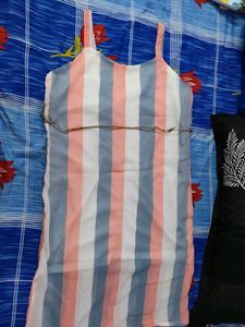 Striped Sleeveless Dress