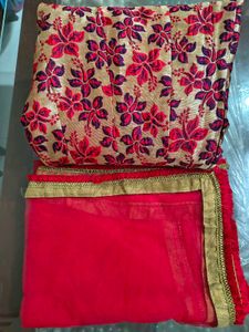Floral Ethnic Skirt with Dupatta