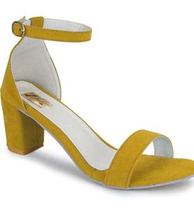 Women's Yellow Sandals UK Size -4