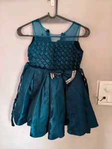 Cute Teal Party Dress