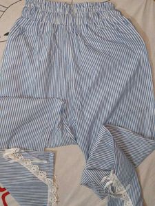 Pinteresty Blue Strip Trouser