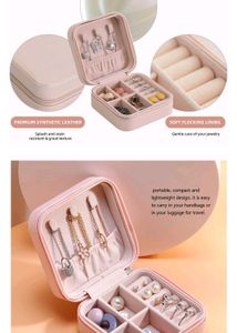 Black Jewellery Box Organiser For Women Portabl