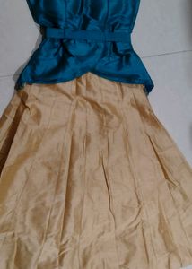 Ethnic Top And Skirt Set