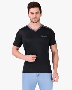 CORWOX Men&#39;s V-Neck Sports Polyester T-Shir