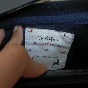 Red and blue unisex sweatshirt