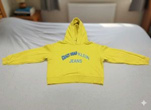 Crazy Head Klein Jeans Yellow Hoodie