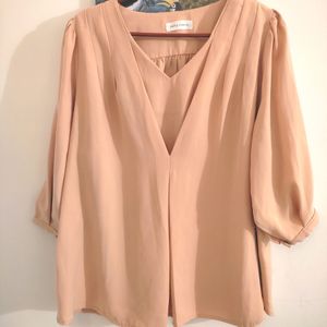 Peach Korean Tops