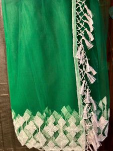 Emerald Green Saree