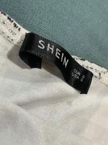 SHEIN bodycon Paper Print Dress🤍