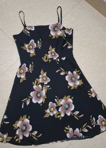 Floral Print Mini Dress