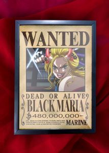 BLACK MARIA One Piece Anime Frame 1 Pcs
