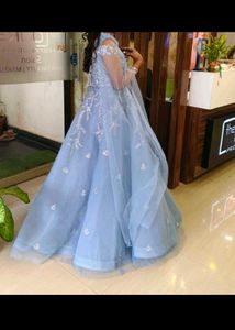 Embroidered Heavy Engagement Gowns