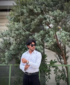 White Button-Down Shirt