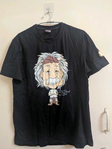 Einstein Caricature Graphic Tee