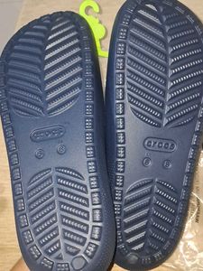 Crocs Navy Blue Slides