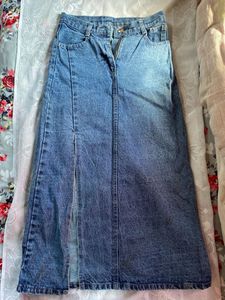 Denim Midi Skirt