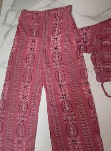 Comfy Pink Cropped Cord