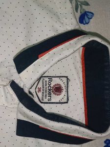 Men's White Patterned Shirt