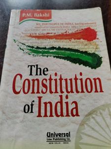 IAS Study: Constitution of India by P.M. Bakshi