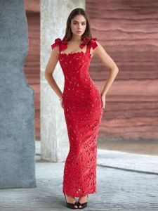 Elegant Red Gown