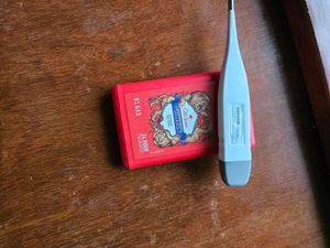Vintage Old Spice &amp; Thermometer