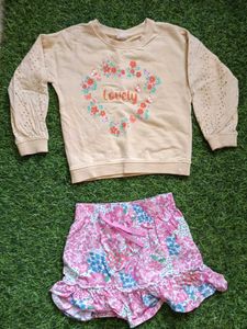 Awesome Quality Top With Skirt