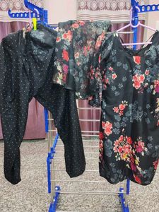 Floral Print Dress Set
