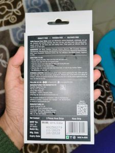 nose strip and pimple