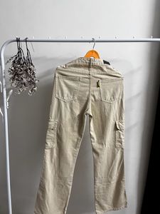 New Beige Cargo Jeans