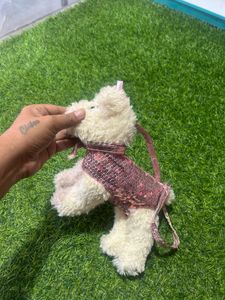 Poochie &amp; Co- Little Girls Plush Animal Purse Hand